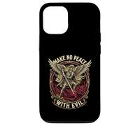 Make No Peace with Evil Archangel Michael Warrior Case for iPhone 12/12 Pro