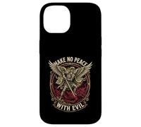 Make No Peace with Evil Archangel Michael Warrior Case for iPhone 14