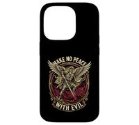 Make No Peace with Evil Archangel Michael Warrior Case for iPhone 14 Pro