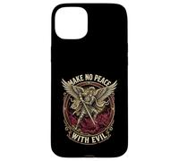 Make No Peace with Evil Archangel Michael Warrior Case for iPhone 15 Plus