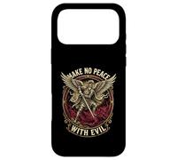 Make No Peace with Evil Archangel Michael Warrior Case for iPhone 17 Pro Max