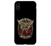 Make No Peace with Evil Archangel Michael Warrior Case for iPhone XS Max