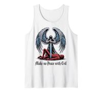 Make No Peace with Evil Destroy It Christan Warrior Angel Tank Top