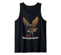 Make No Peace with Evil God Faith Christan Warrior Angel Tank Top
