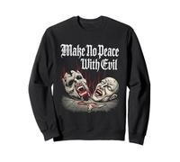 Make No Peace with Evil Tshirt Archangel Michael Jesus God Sweatshirt