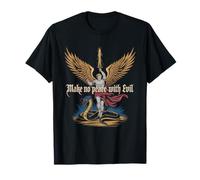 Make No Peace with Evil Tshirt Archangel Michael Jesus God T-Shirt