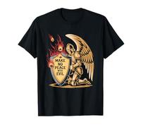 Make No Peace with Evil Tshirt Archangel Michael Jesus God T-Shirt