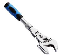 Make On Key, Adjustable Ratchet Key: Torque Cork With Retractable Extension Rod From 10 To 12 Inch - Flexible Wrench With 180 Degree Rotation Head