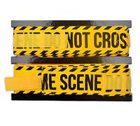 Make or Break Boxing Loop Hand Wrap Woven Cotton Bandages Multi Prints - For Combat Sports, Boxing, MMA, Kick Boxing & Muay Thai - One Size Fits All - 3.5M (Crime Scene Do Not Cross Print)