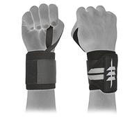 Make or Break Power Lifting Heavy Duty Wrist Straps Support for Bodybuilding Training Exercise Workout Bench Press Shoulder Press - One Size Fits All Wrist - Men and Women (WS12)
