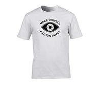 Make Orwell Fiction Again- 1984 Doublespeak is Here- Men's T-Shirt White