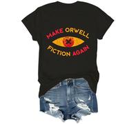Make Orwell Fiction Again Shirt, Unisex Black