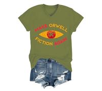 Make Orwell Fiction Again T-Shirt, Make Orwell Fiction Again Shirt V Neck
