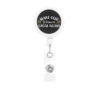 Make Our Farmers Great Again Retractable Badge Holder Reel Clip Id Card Holder forNurse Student Office Worker
