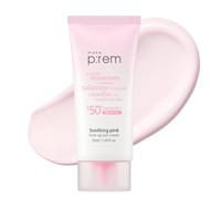 MAKE P:REM, Soothing and Invigorating Sunscreen Mineral Sunscreen for Dry Skin, Light and Non-Greasy Formula, Skin Tone Corrector, Korean Sunscreen, FPS 50, 1.69