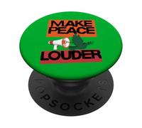 Make Peace Louder. Positive Anti War. Spread Love Not Hate PopSockets Adhesive PopGrip
