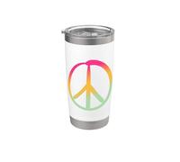 Make Peace NOT WAR - Peace Sign Logo Stainless Steel Insulated Tumbler