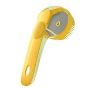 Make Pet Bathing Fun! Our Magical Pet Bath Brush Makes More Bath Bubbles, Owners Don'T Hurt Their Hands And Pets Are More Comfortable! (yellow)