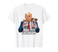 Make Pets Safe Again Vote Trump Save Our Pets Cats Dogs 2024 T-Shirt