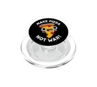 Make Pizza Not War Funny Peace Pun PopSockets PopGrip for MagSafe