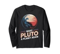 Make Pluto a Planet Again Distressed Vintage T-Shirt Long Sleeve T-Shirt