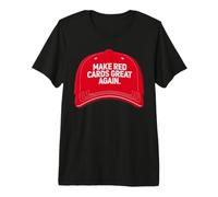 Make Red Cards Great Again Funny Soccer Referee Meme Premium T-Shirt