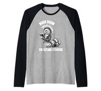 Make Room for Outlaw Literature Raglan Baseball Tee