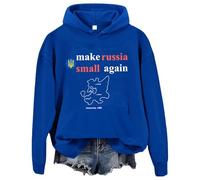 Make Russia Small Again Hoodie, Make Russia Small Again, Make Russia Small Again Sweatshirt, Unisex Hoodie Royal Blue