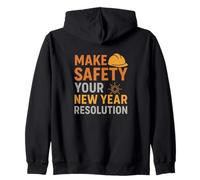 Make Safety Your New Year Resolution | Workplace Safety Gift Zip Hoodie
