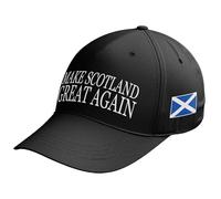 Make Scotland Great Again Cap Scottish Pride Patriot Culture Heritage Baseball Hat, One Size, Black