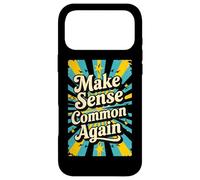 Make Sense Common Again Retro Wisdom Case for iPhone 17 Pro Max