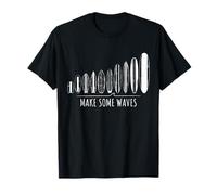 Make Some Waves Surfer Surfboards Surfing Boy Girl SUP Surf T-Shirt