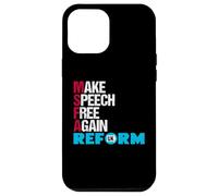 Make Speech Free Again - Reform UK political Satire Case for iPhone 12 Pro Max