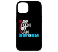 Make Speech Free Again - Reform UK political Satire Case for iPhone 13