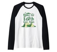 Make The Earth Cool Again Climate Change Activist Raglan Baseball Tee