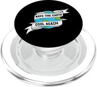 Make The Earth Cool Again Climate Change Awareness PopSockets PopGrip for MagSafe