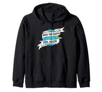 Make The Earth Cool Again Climate Change Awareness Zip Hoodie