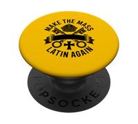 Make The Mass Latin Again Traditional Catholic Liturgy PopSockets Adhesive PopGrip