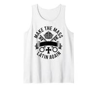 Make The Mass Latin Again Traditional Catholic Liturgy Tank Top