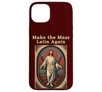Make The Mass Latin Again Traditional Catholic Roman Church Case for iPhone 15 Plus