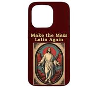 Make The Mass Latin Again Traditional Catholic Roman Church Case for iPhone 15 Pro