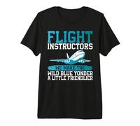 Make the Wild Blue Yonder a Little Friendlier Flight Premium T-Shirt
