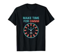 Make Time for Ommm Yoga Clock Graphic T-Shirt