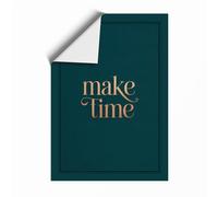 Make Time Minimalist Unframed Wall Art Print A1 (84.1×59.4cm), Wall Decor for Living Room, Bedroom, Office & Home, Art Gift