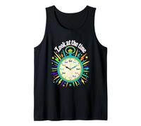 Make Time to Read Bookworm Pocket Watch Tank Top
