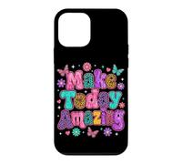 Make Today Amazing Butterflies Leoprint Colourful Happy Case for iPhone 12 mini