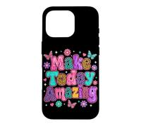 Make Today Amazing Butterflies Leoprint Colourful Happy Case for iPhone 16 Pro