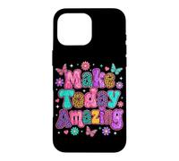 Make Today Amazing Butterflies Leoprint Colourful Happy Case for iPhone 16 Pro Max
