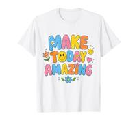 Make Today Amazing Floral Girly Positivity Women Kindness T-Shirt
