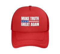Make Truth Great Again Hats Funny Patriotic Mesh Hat Black Trucker Baseball